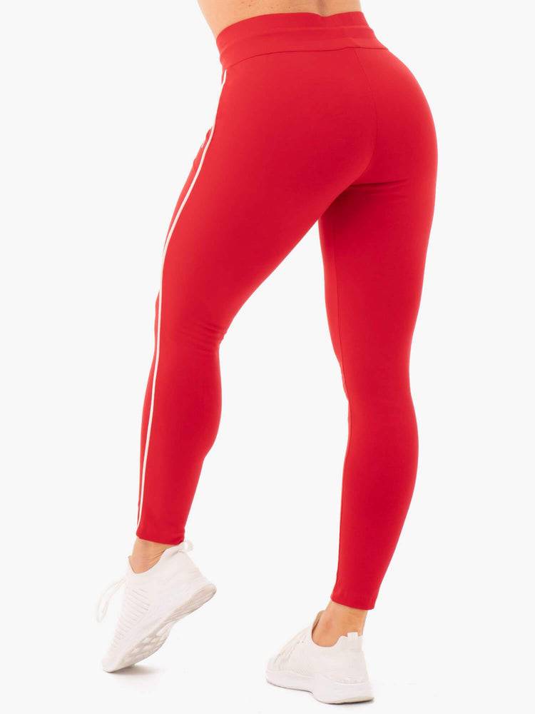 Ryderwear Women Track Pants High Waisted Leggings Women's Track Pants Red | CA1122UT