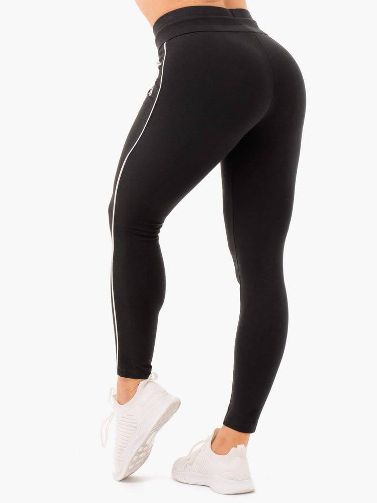 Ryderwear Women Track Pants High Waisted Leggings Women's Track Pants Black | CA1123IS