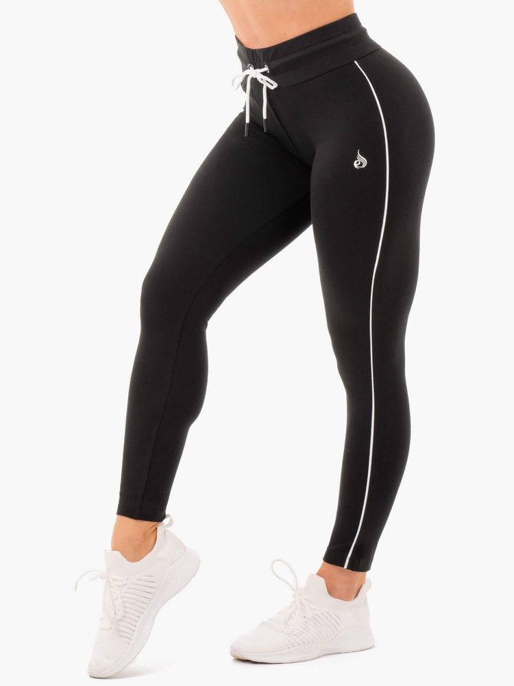 Ryderwear Women Track Pants High Waisted Leggings Women\'s Track Pants Black | CA1123IS