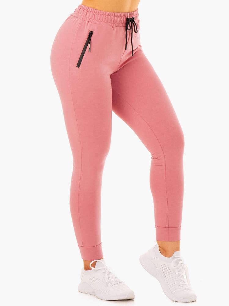 Ryderwear Women Track Pants Luxe Women's Track Pants Apricot Pink | CA1088NB