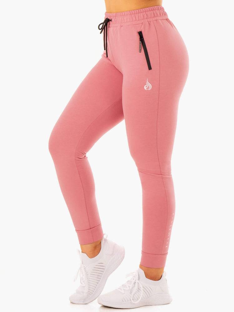 Ryderwear Women Track Pants Luxe Women\'s Track Pants Apricot Pink | CA1088NB