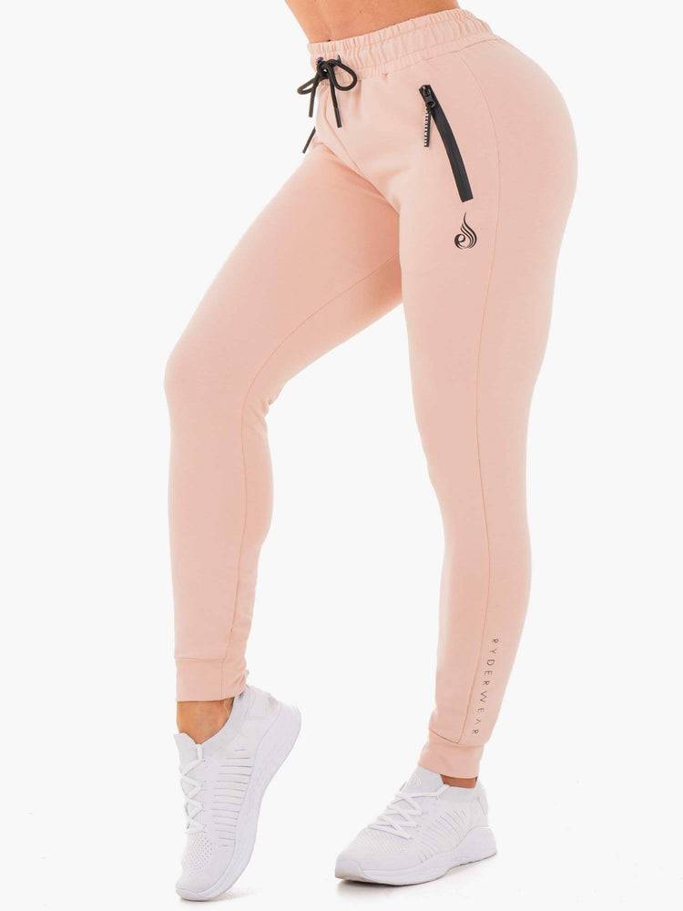 Ryderwear Women Track Pants Luxe Women\'s Track Pants Blush Nude | CA1115MA