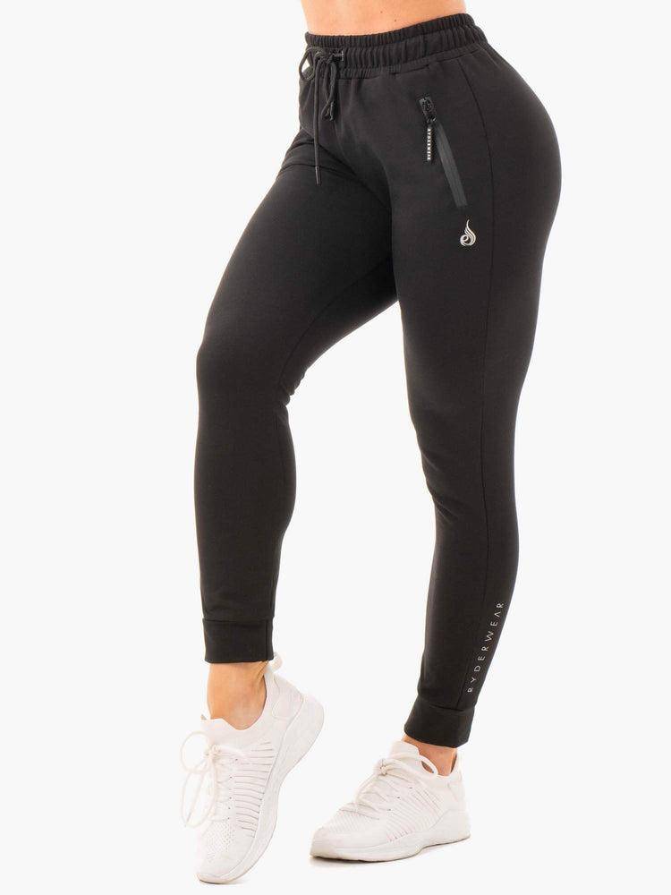 Ryderwear Women Track Pants Luxe Women\'s Track Pants Black | CA1119RW