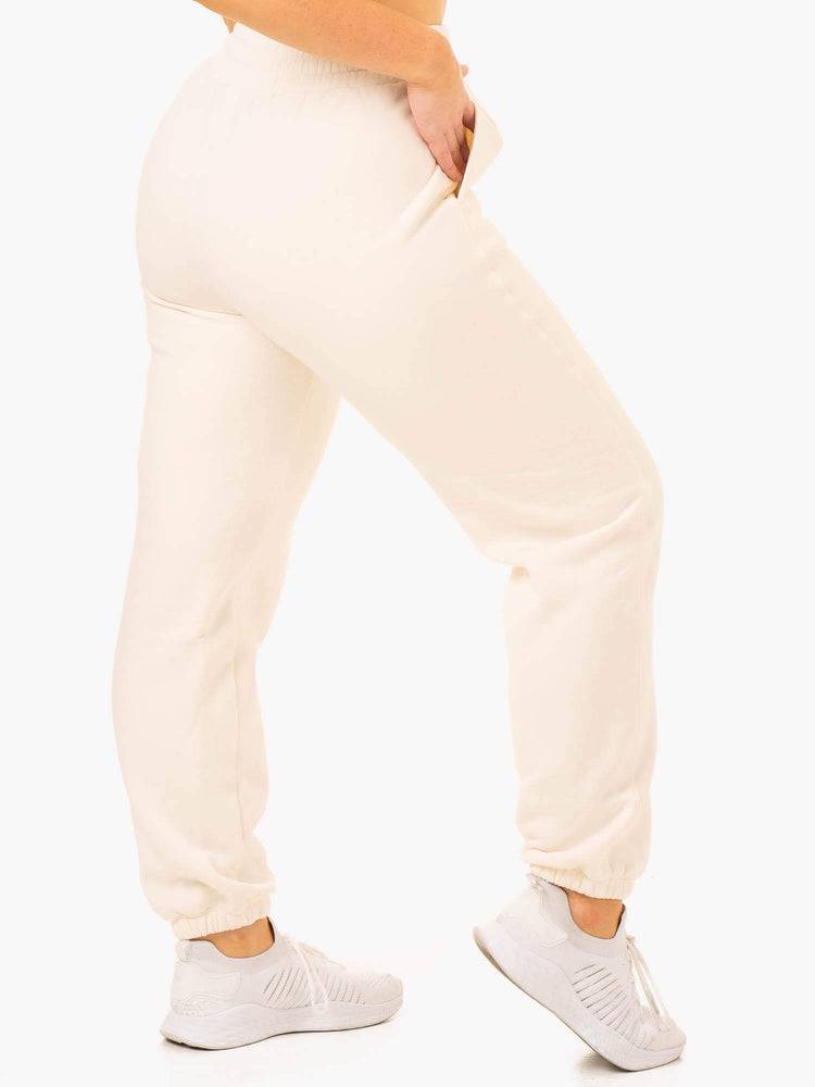 Ryderwear Women Track Pants Sideline Women's Track Pants Vanilla | CA1070UT