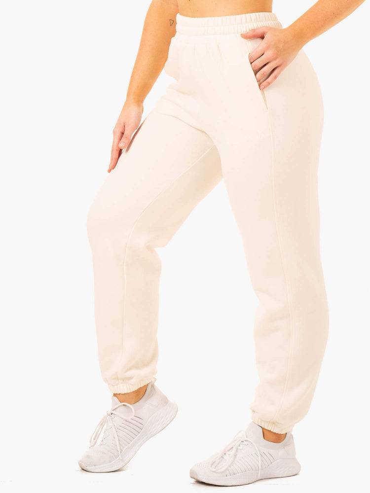 Ryderwear Women Track Pants Sideline Women's Track Pants Vanilla | CA1070UT