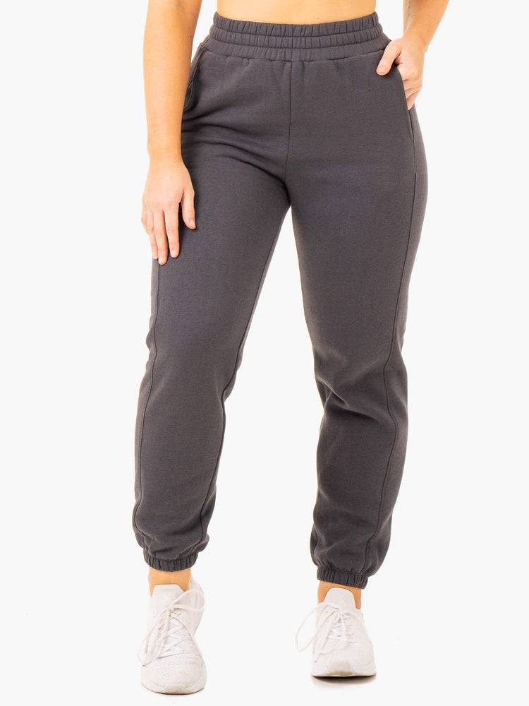 Ryderwear Women Track Pants Sideline Women\'s Track Pants Charcoal | CA1071IS