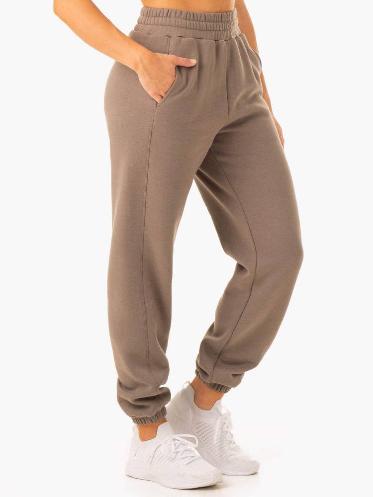 Ryderwear Women Track Pants Sideline Women's Track Pants Taupe | CA1075SO