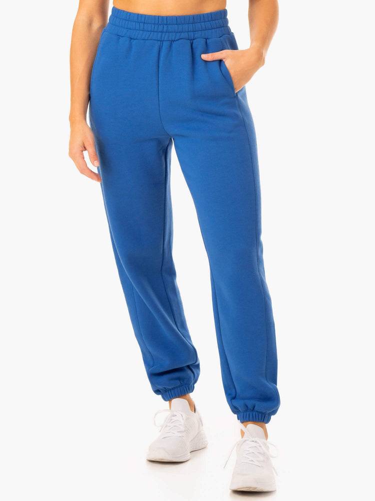 Ryderwear Women Track Pants Sideline Women\'s Track Pants Cobalt Blue | CA1076DN