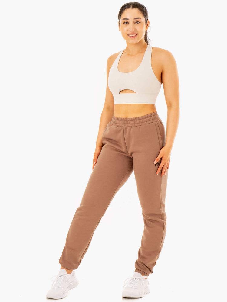 Ryderwear Women Track Pants Unisex Women's Track Pants Mocha | CA1085CE