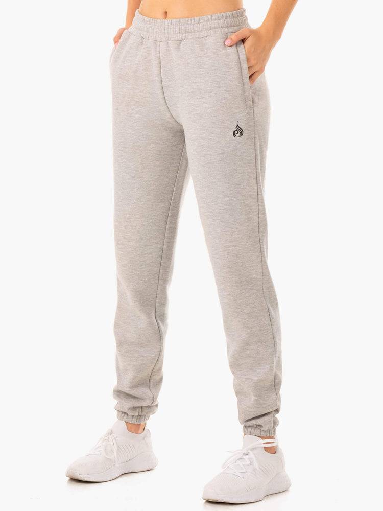 Ryderwear Women Track Pants Unisex Women's Track Pants Grey Marl | CA1086VD