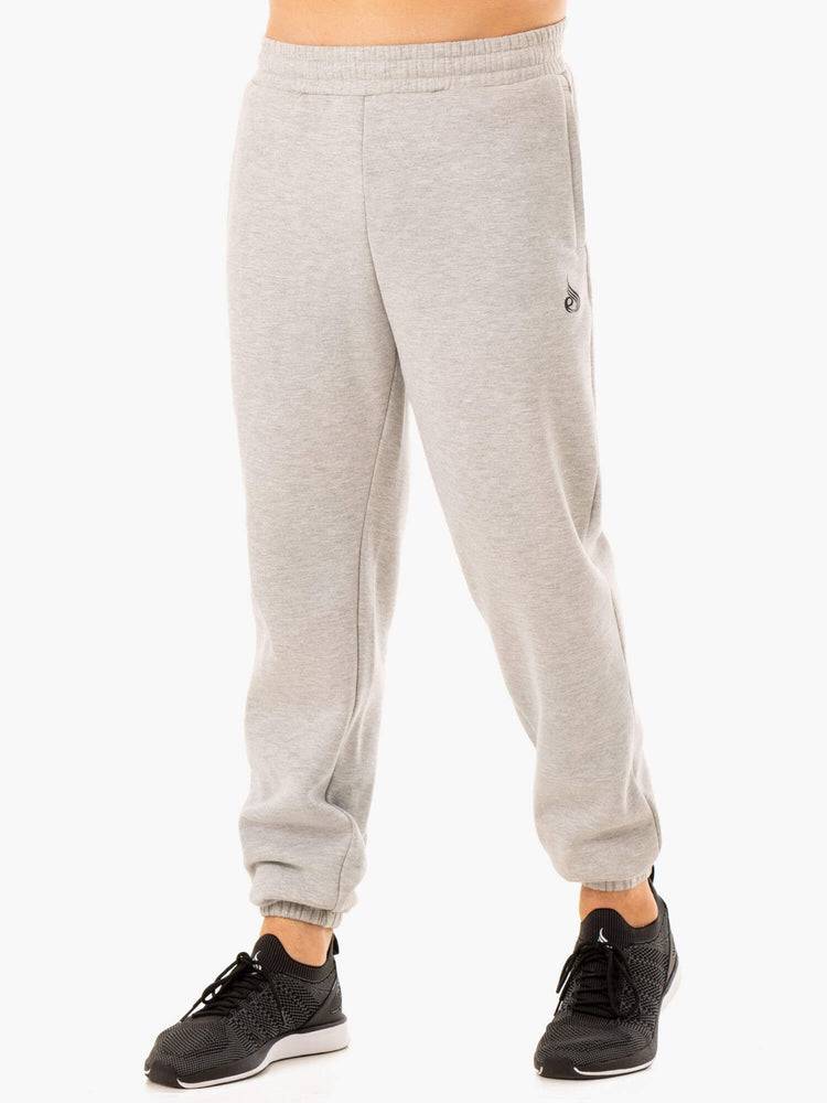 Ryderwear Women Track Pants Unisex Women's Track Pants Grey Marl | CA1086VD