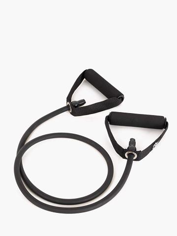 Ryderwear Men Heavy Tube Handle Resistance Band Men's Accessories Black | CA2523AP