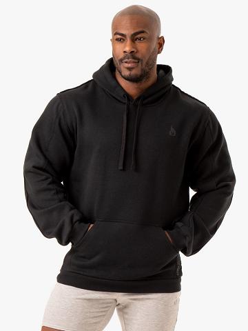 Ryderwear Men Hoodie Force Pullover Men's Hoodie Black | CA2693HK