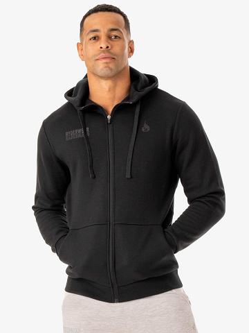 Ryderwear Men Jackets Limitless Zip Up Men's Jackets Black | CA2717AP