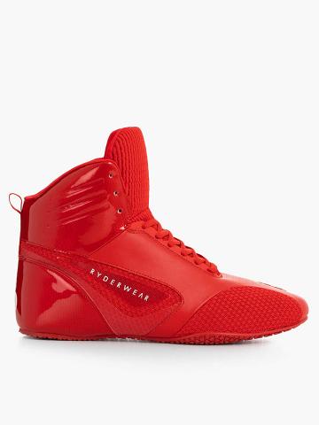 Ryderwear Men Shoes D-Mak Carbon Fibre Men's Shoes Red | CA2578IS