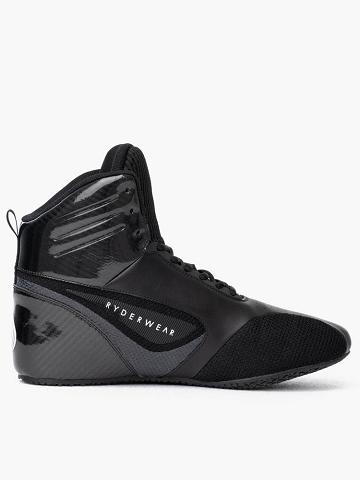 Ryderwear Men Shoes D-Mak Carbon Fibre Men's Shoes Black | CA2579UT