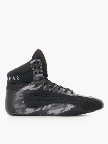 Ryderwear Men Shoes D-Mak Rogue Men's Shoes Black Camo | CA2560MA