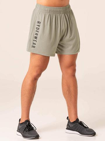 Ryderwear Men Shorts Advance Arnie Men's Shorts Sage | CA2808JJ