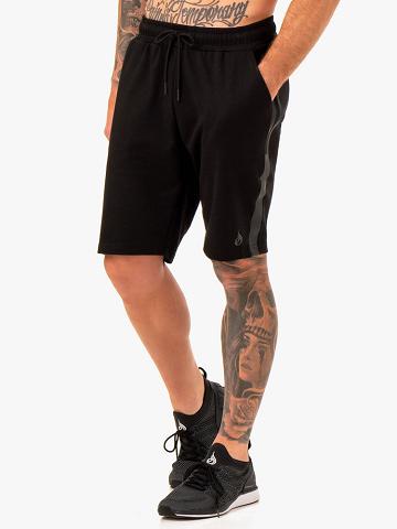 Ryderwear Men Shorts Restore Fleece Track Men's Shorts Black | CA2740FM