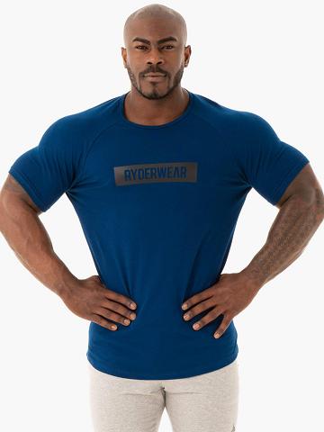 Ryderwear Men T Shirts Base Men's T Shirts Navy | CA2952GL