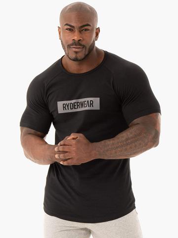 Ryderwear Men T Shirts Base Men's T Shirts Black | CA2955SO