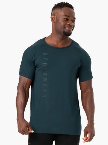 Ryderwear Men T Shirts Endurance Men's T Shirts Forest Green | CA2936TV