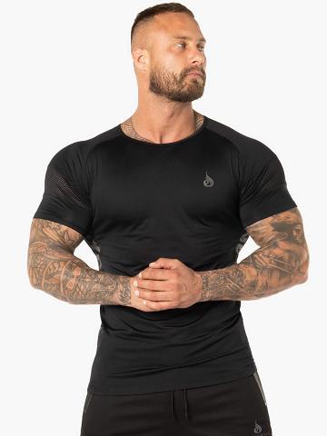 Ryderwear Men T Shirts Evo Men's T Shirts Black | CA2930AP