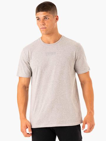 Ryderwear Men T Shirts Limitless Men's T Shirts Grey Marl | CA2893EX