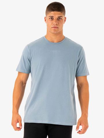 Ryderwear Men T Shirts Limitless Men's T Shirts Ice Blue | CA2894WY