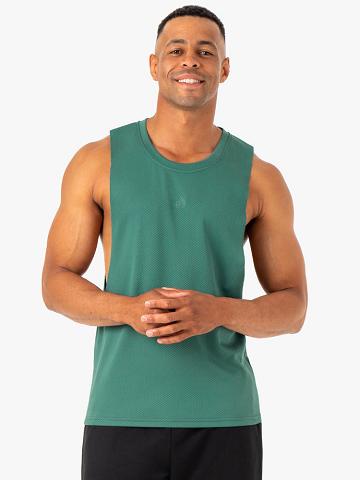 Ryderwear Men Tanks Enhance Baller Tank Men's Tanks Green | CA3066NB