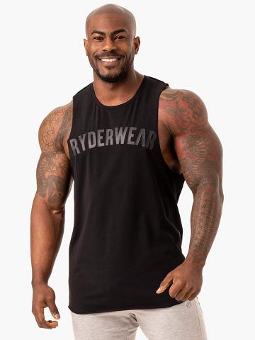 Ryderwear Men Tanks Force Baller Tank Men's Tanks Black | CA3046KI