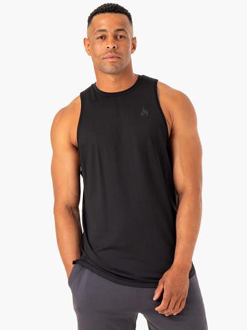 Ryderwear Men Tanks Optimal Mesh Tank Men's Tanks Black | CA3001AP