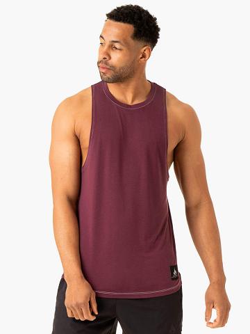 Ryderwear Men Tanks Vital Baller Tank Men's Tanks Plum | CA2971CE