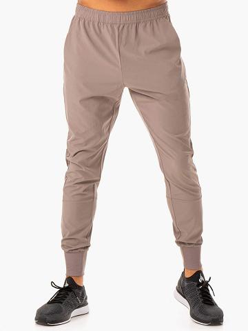 Ryderwear Men Track Pants Division Woven Joggers Men's Track Pants Taupe | CA3145OR