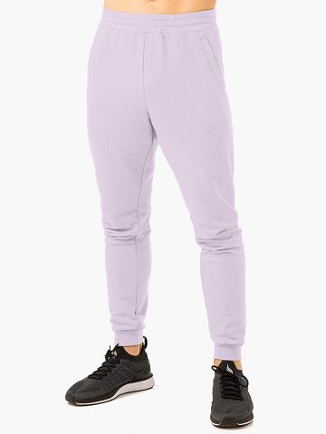 Ryderwear Men Track Pants Heritage Fleeces Men's Track Pants Lavender | CA3134WY