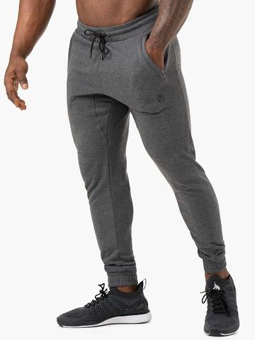 Ryderwear Men Track Pants Irons Men's Track Pants Charcoal Marl | CA3131TV