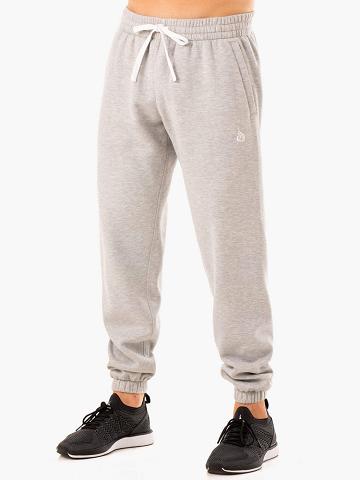 Ryderwear Men Track Pants Recharge Relaxed Men's Track Pants Grey Marl | CA3118JJ