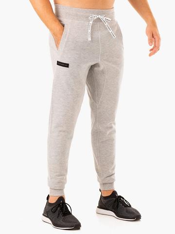 Ryderwear Men Track Pants Recharge Tapered Men's Track Pants Grey Marl | CA3113CE