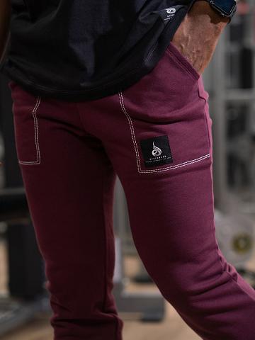 Ryderwear Men Track Pants Vital Men's Track Pants Plum | CA3097SO