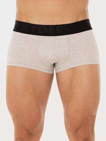 Ryderwear Men Underwear Mens Boxer Brief Men's Underwear Grey Marl | CA2599DN