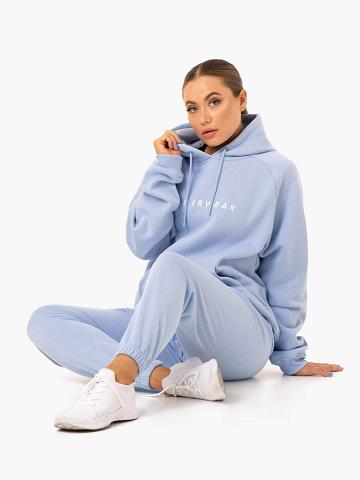 Ryderwear Women Hoodie Off Duty Fleece Women's Hoodie Blue Marl | CA2494FM