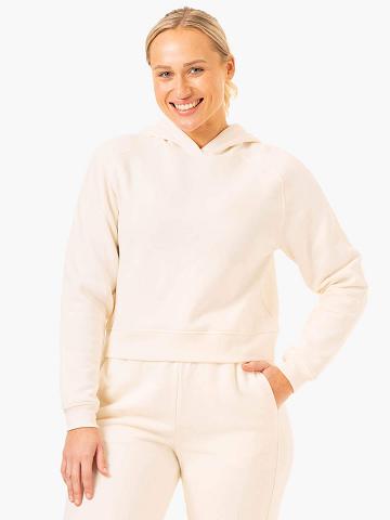 Ryderwear Women Hoodie Sideline Women's Hoodie Vanilla | CA2448IS