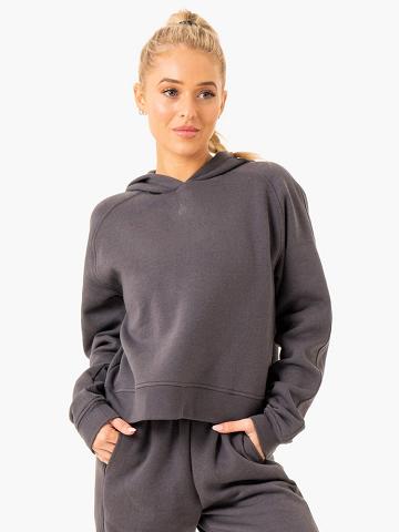 Ryderwear Women Hoodie Sideline Women's Hoodie Charcoal | CA2450YU