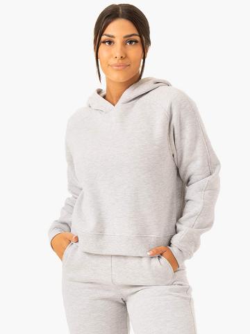 Ryderwear Women Hoodie Sideline Women's Hoodie Grey Marl | CA2457NB