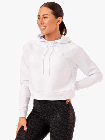 Ryderwear Women Hoodie Ultra Pullover Women's Hoodie White | CA2488ZG