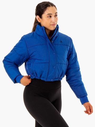 Ryderwear Women Jackets Apex Puffer Women's Jackets Cobalt Blue | CA2433VD