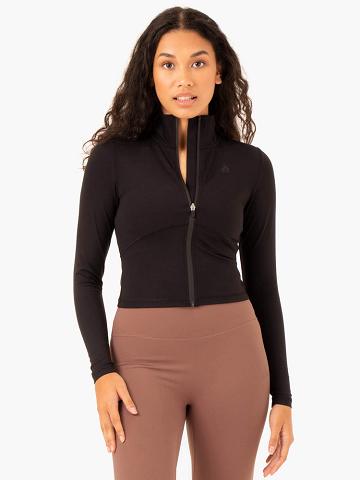 Ryderwear Women Jackets NKD Refine Women's Jackets Black | CA2439JJ