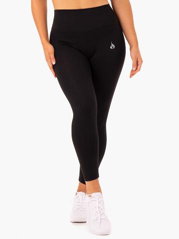 Ryderwear Women Leggings Base Full Length High Waisted Women's Leggings Black | CA2240UT