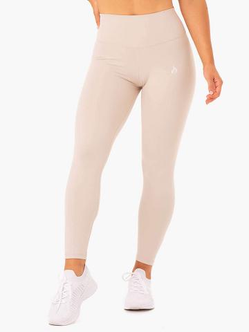 Ryderwear Women Leggings Base Full Length High Waisted Women's Leggings Mushroom | CA2281CE