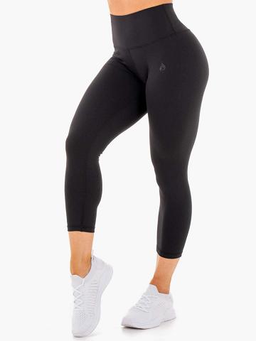 Ryderwear Women Leggings Motion High Waisted 7/8 Women's Leggings Black | CA2260QZ